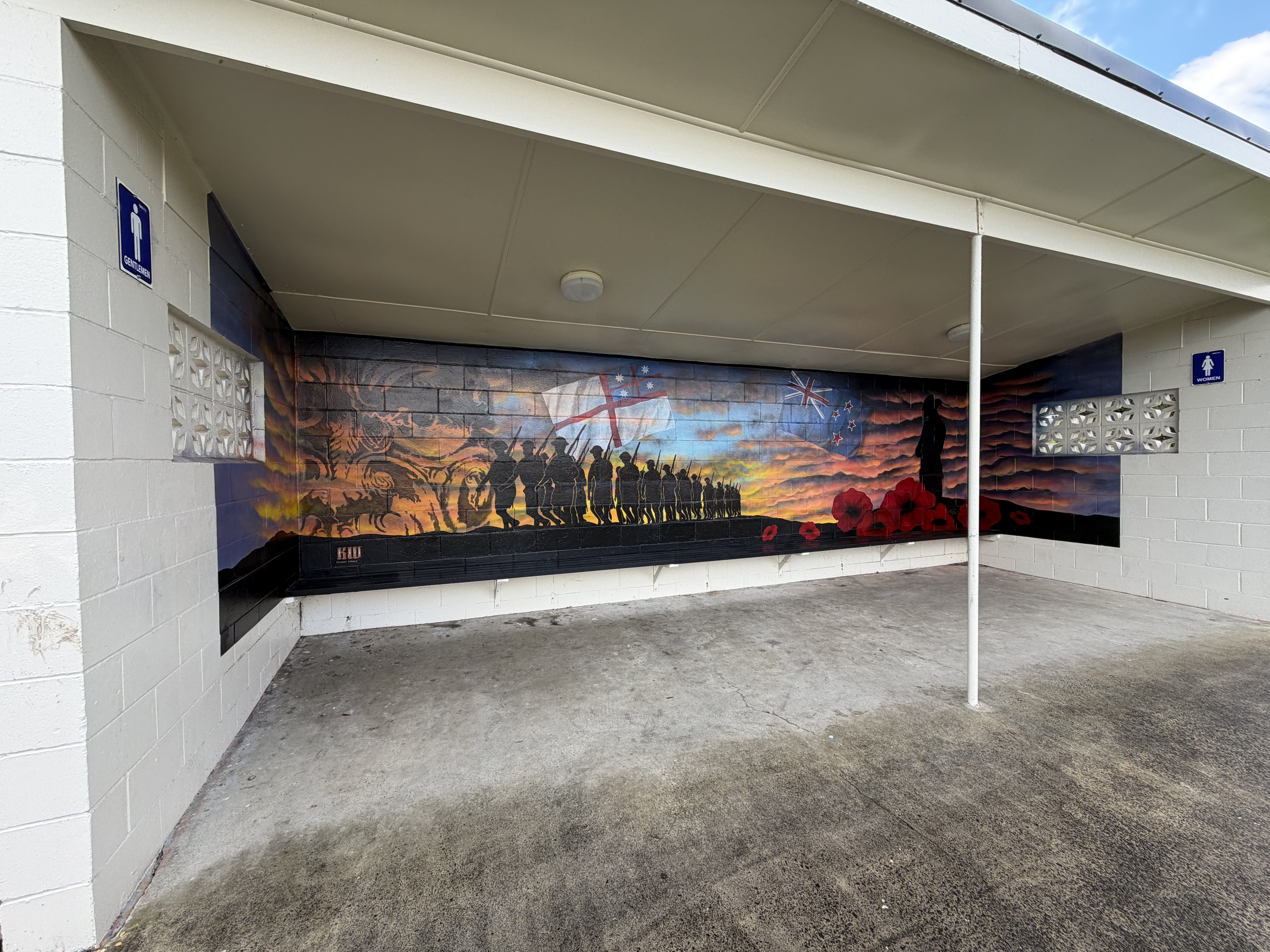 Jaycee Park ANZAC Mural